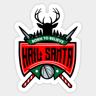 hail santa Sticker